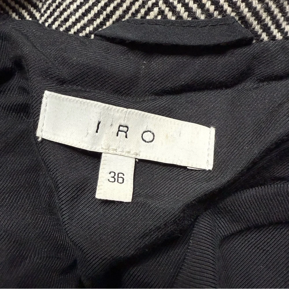 IRO Herringbone Wool Cashmere Blend Harringbone Jacket - Picture 5 of 11